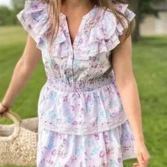 NWT LoveShackFancy X Target Lou double ruffle dress - size M - Picture 8 of 13